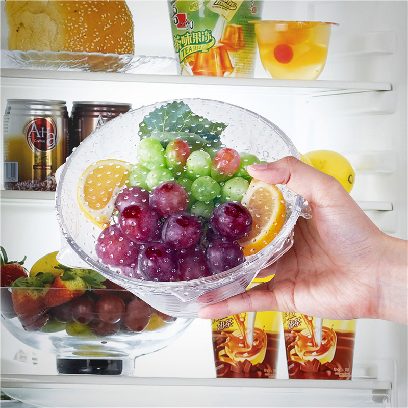 直銷高黏性矽膠圓形保鮮膜拉伸保鮮膜液態高透強拉力密封保鮮膜廠