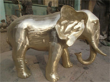 铸铜大象 大象铜雕 企业门口动物铜雕 不锈钢大象雕塑 广场动物