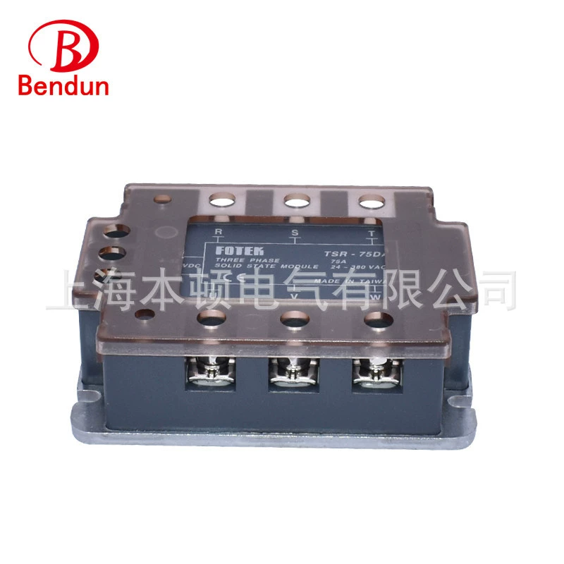 Оригинальный TSR-75DA Tri-Phase Solid State Relay TSR-75DA-H FOTEK из Тайваня высокопроизводительный твердотельный реле