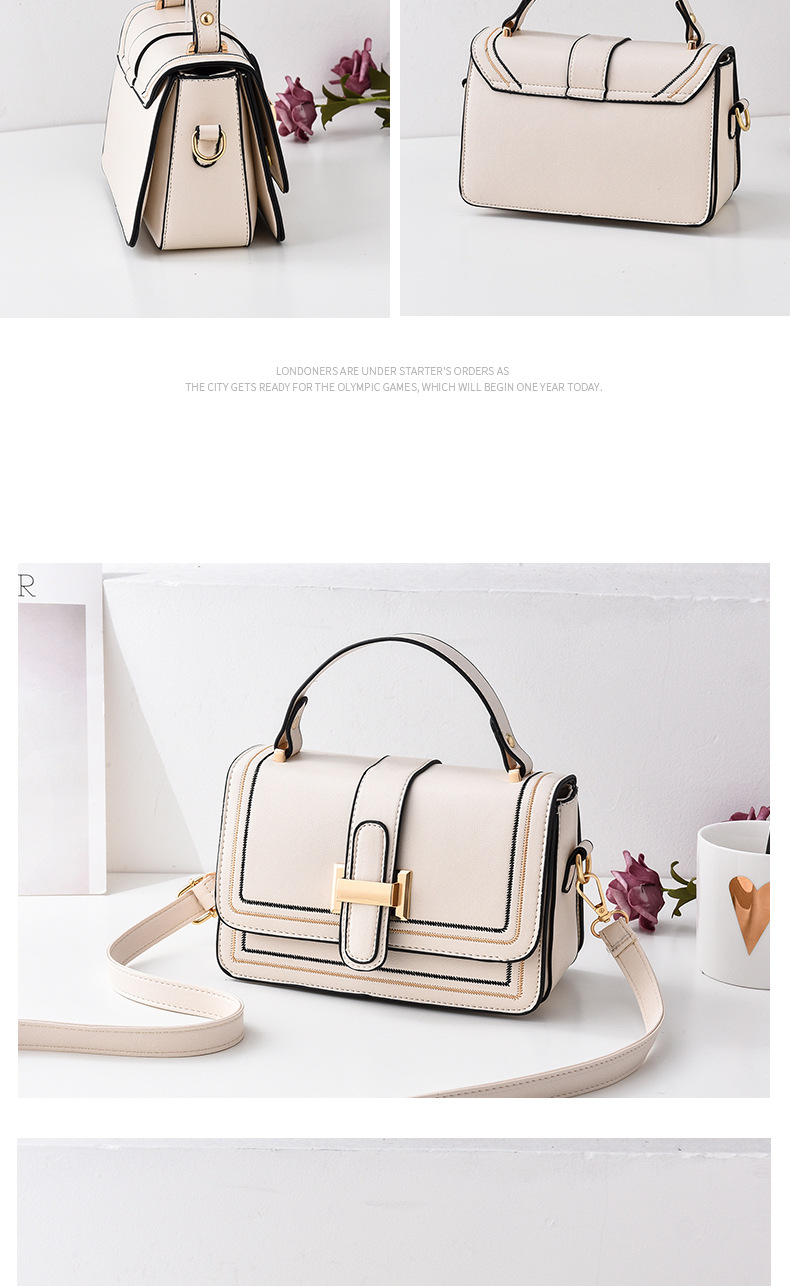 Internet Celebrity Small Bag For Women 2021 New Fashionable Stylish Messenger Bag Korean Style Shoulder Feeling Small Square Bag For Delivery display picture 1