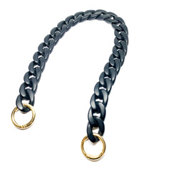 New cross-border resin chain acrylic chain 2920mm matte black plastic decorative chain plastic strap
