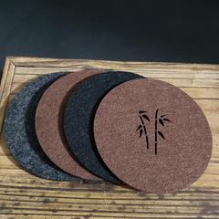 Creative Water-absorbent Coasters Mug Mats Tea Mats Heat Insulating Mats Hollow Fashion Felt Coasters Gongfu Tea Mats Spare Parts Wholesale