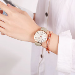 手錶女皮帶復古石英女表潮流時尚氣質簡約韓版學生chic風爆品