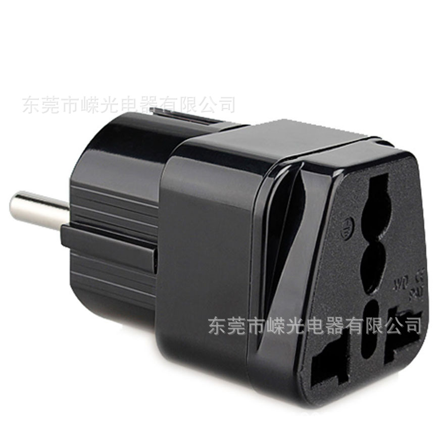 WD-9嵌入式德标转换插头法国印尼韩国德法式转换插头德国转换器