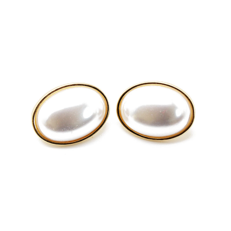 Oval Pearl Ear Clip Pearl Ear Clip Simple Fashion Jewelry Ear Clip Wholesale Nihaojewelry display picture 4