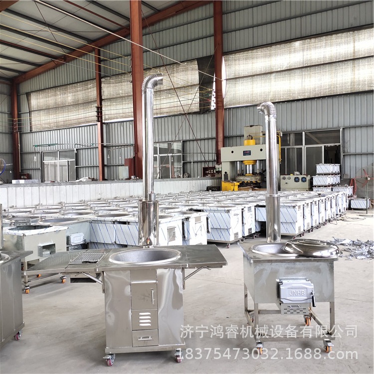 西藏商用餐館柴火竈 不鏽鋼無煙柴火竈 家用陽台竈土竈