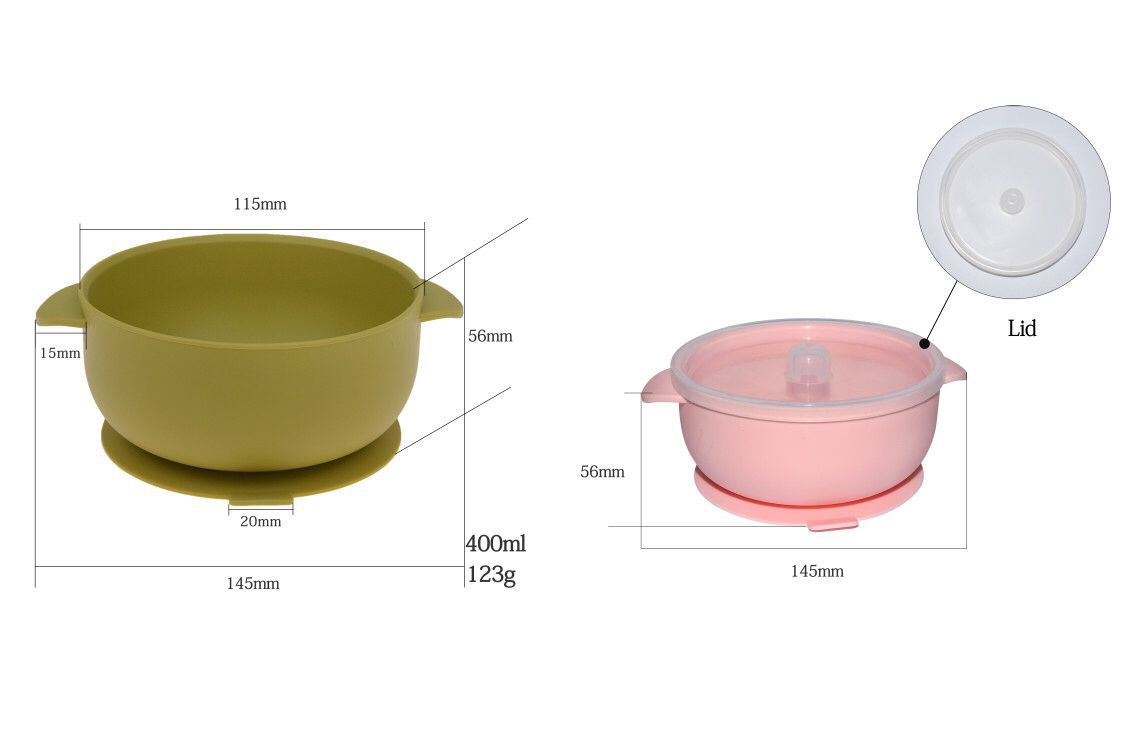 silicone bowl with lid (5)