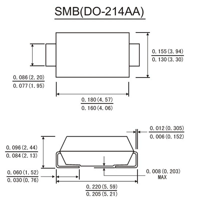 Original B550A SMA B550 5A 50V диоды Шоттки DO-214AC патч