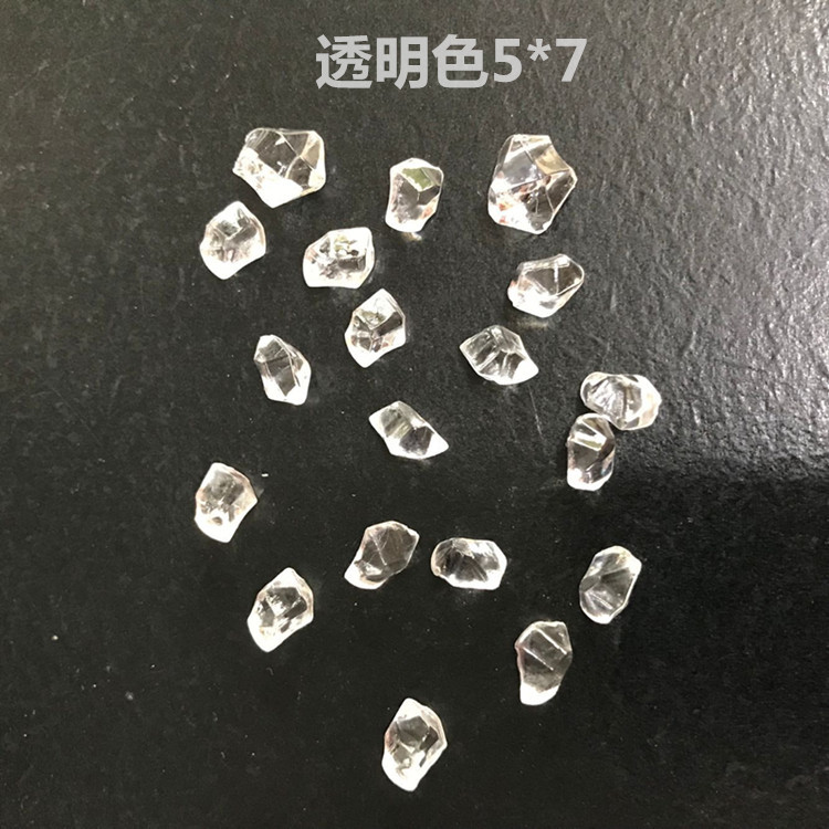 晶瓷画钻石 透明小冰块钻 烤瓷不规则钻石 饰品DIY配件 大 中 小