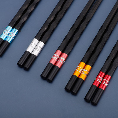 廠家直供家用高檔10雙裝日式防潮防滑防滑耐高溫非實木合金雙魚