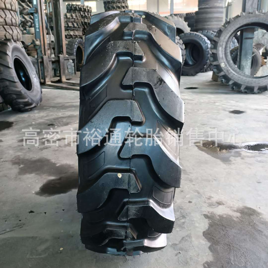 工程机械轮胎12.5/80-18 两头忙R-4人字花16.9-28 17.5L/19.5L-24