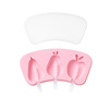 Spot with a lid cartoon homemade conjoined pop popsicle cream cream, silicone ice cream mold baking tool with stick