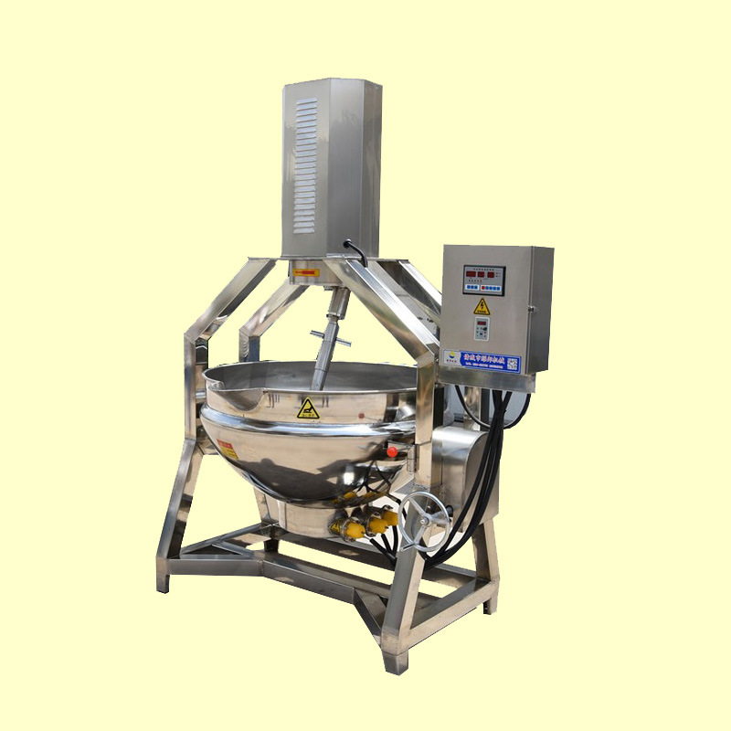 熬糖稀设备 800L电加热煮制凉粉加工搅拌锅 全自动不锈钢炼油机器