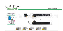 台湾SUNROXM三禄外径用车刀ACLNR/L2020K12规格齐价格拍前询