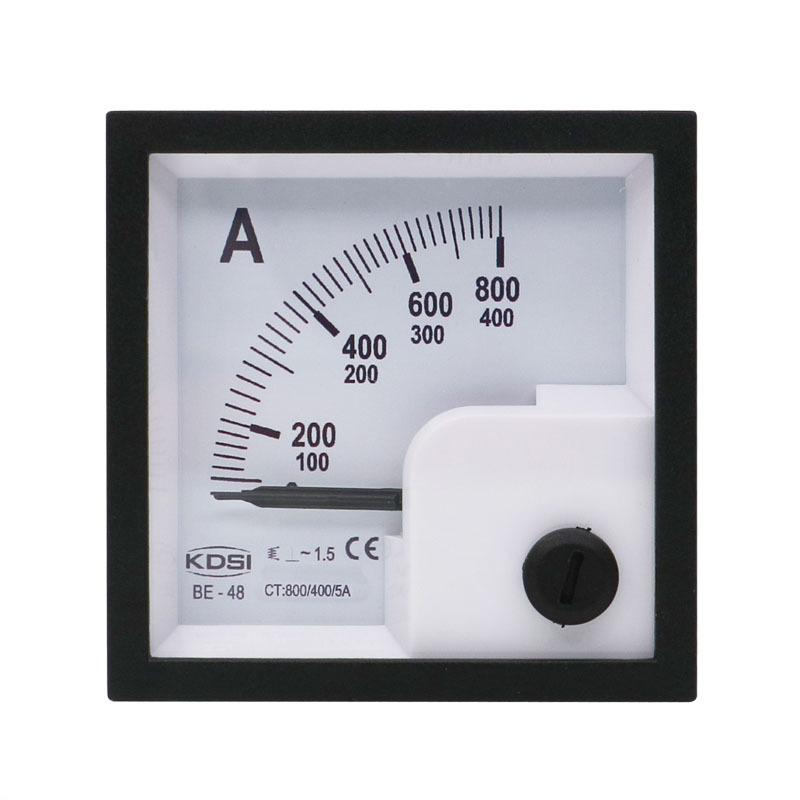 KDSI配电柜仪表 指针式双刻度显示电流表BE-48 AC400/800/5A