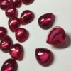 Factory direct supply of synthetic ruby red corundum drop-shaped plain surface 4*6 to 22*30 size