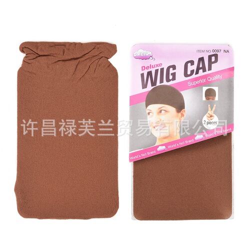 High-Elasticity Stocking Net Hat for Export Hot Sale 2 Pcs Set Wig Cap for Special Use
