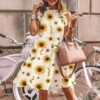 Summer sexy dress with sleeves for leisure sleevless, long skirt, Amazon