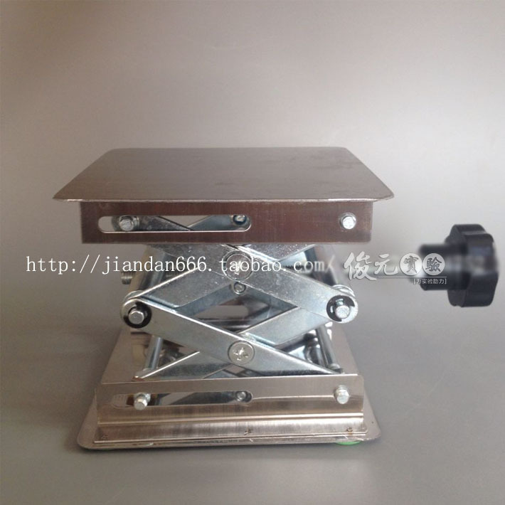 实验室用升降台 100 150 200 250 300小型升降平台 手动不锈钢