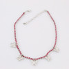 Fashionable three dimensional necklace hip-hop style with tassels, European style
