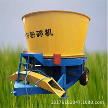 下出料牧草青储拆包机方捆饲草秸秆粉草机图片圆盘粉碎机出料均匀