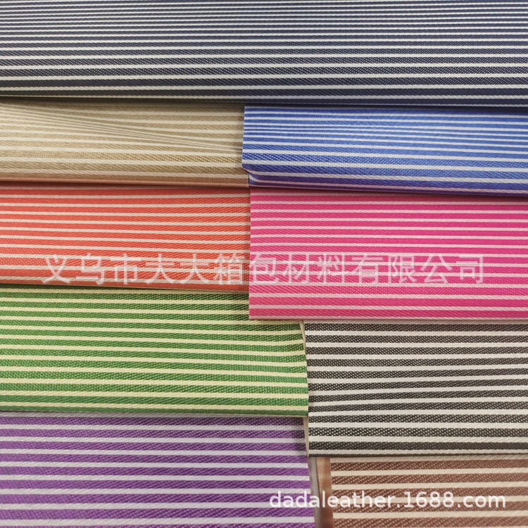 Yarn-dyed striped fabric, foamed bottom fabric for aprons, bags, shopping carts and other outer packaging materials detail image 2