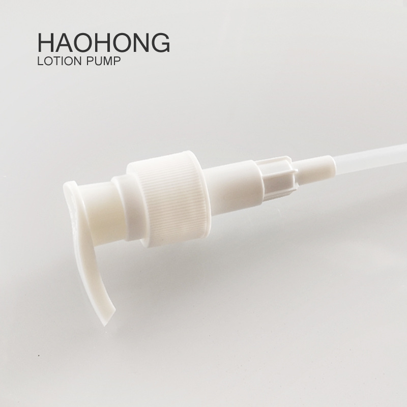 化妆品包材28牙螺纹泵洗手液按压泵24塑料内外置开关泵分装护肤品