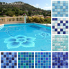 engineering non-slip ceramics Mosaic blue pool Yuchi KTV hotel engineering Swimming Pool Crystalline glaze Mosaic