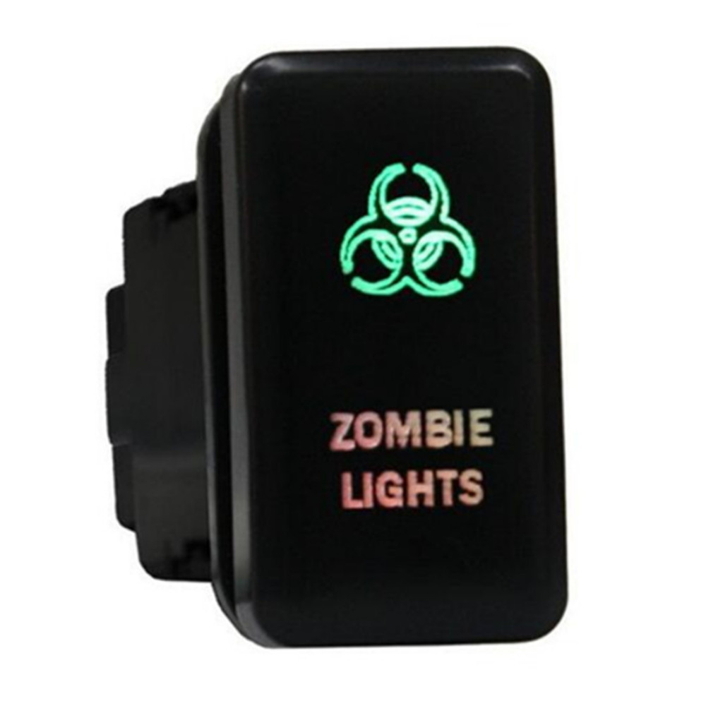 适用于新老款丰田 酷路泽改装开关 预留孔 带LED灯带线束