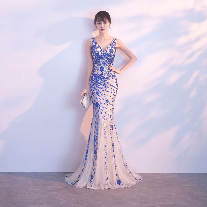 mermaid women's wedding dress Opaline