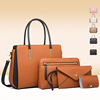 Purse, one-shoulder bag, set, European style, 3 piece set, factory direct supply