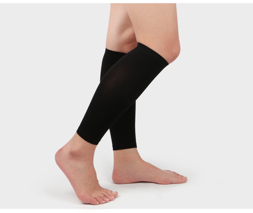 Leg-protecting pantyhose, elastic socks, women's and men's sports pressure leg-protecting socks, anti-thrombotic device, calf style, breathable and slim socks