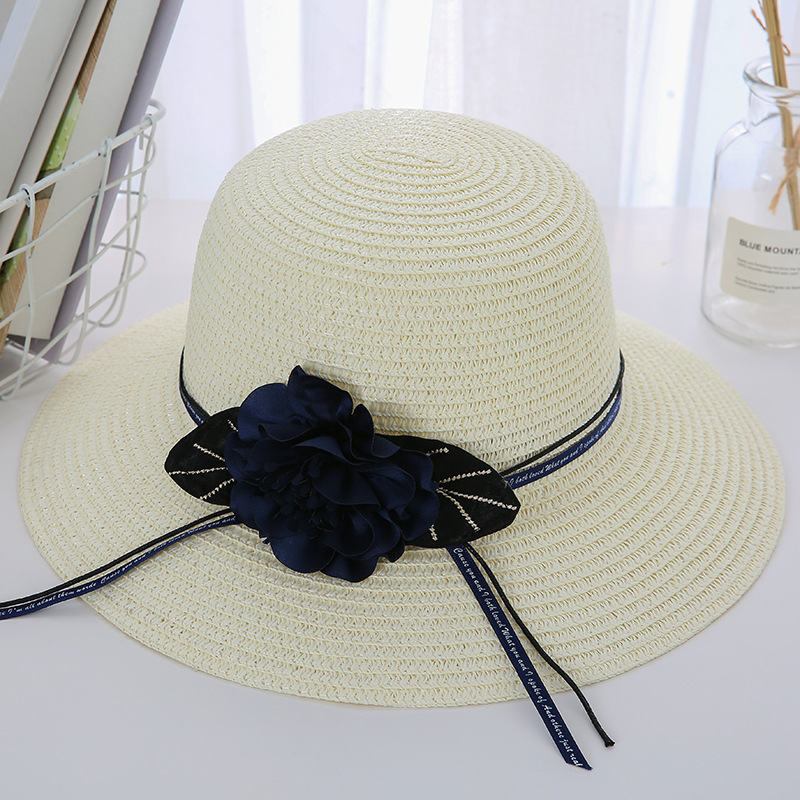 Women's Basic Lattice Bow Knot Bowknot Flat Eaves Straw Hat display picture 16