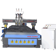 1325雕刻机 三工序雕刻机 济南雕刻机木工双工位四工序自动开料机