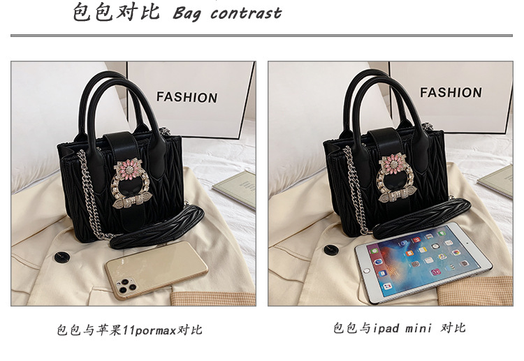 New Trendy Korean Fashion Large-capacity Messenger Small Square All-match Ladies Single Shoulder Bags display picture 17