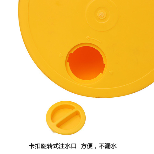 Cross-border hot sale Football training corner flag base manufacturer wholesale ABS round mouth sand filling sign pole water filling base