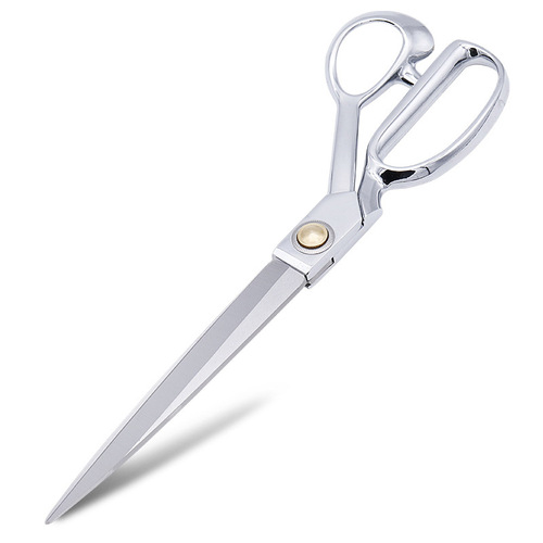 Stainless Steel Tailoring Scissors 10 Inch Cloth Cutting and Sewing Scissors All Steel Tailoring Scissors