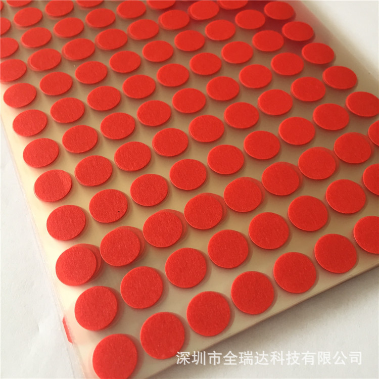 圆形方形胶贴红色耐高温美纹纸 喷涂烤漆遮蔽保护圆片耐高温贴纸