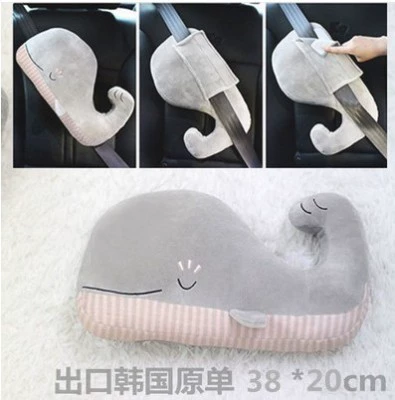 Seat belt shoulder pad Pillow Car Decoration - whale