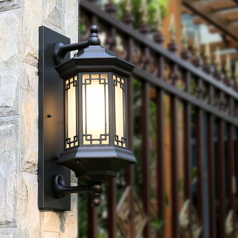 戶外壁燈防水庭院大門過道照明燈飾走廊露台超亮壁燈戶外廠家直銷