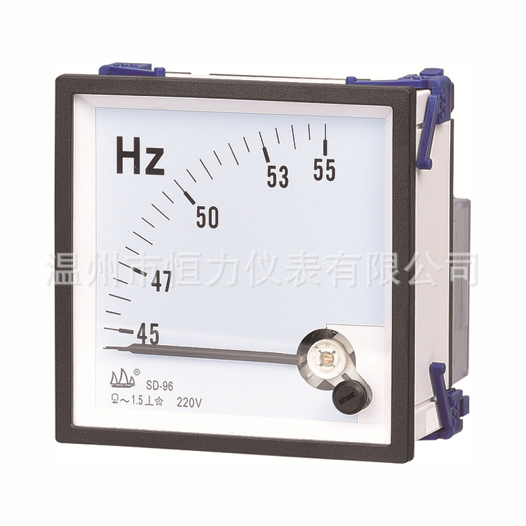 厂家直销72型系列指针式频率表嵌入式阻燃耐温注塑电阻测试仪表