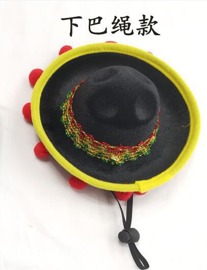 pet Hat Mini Mexico Hat festival Carnival Carnival party Easter Safflower Cap