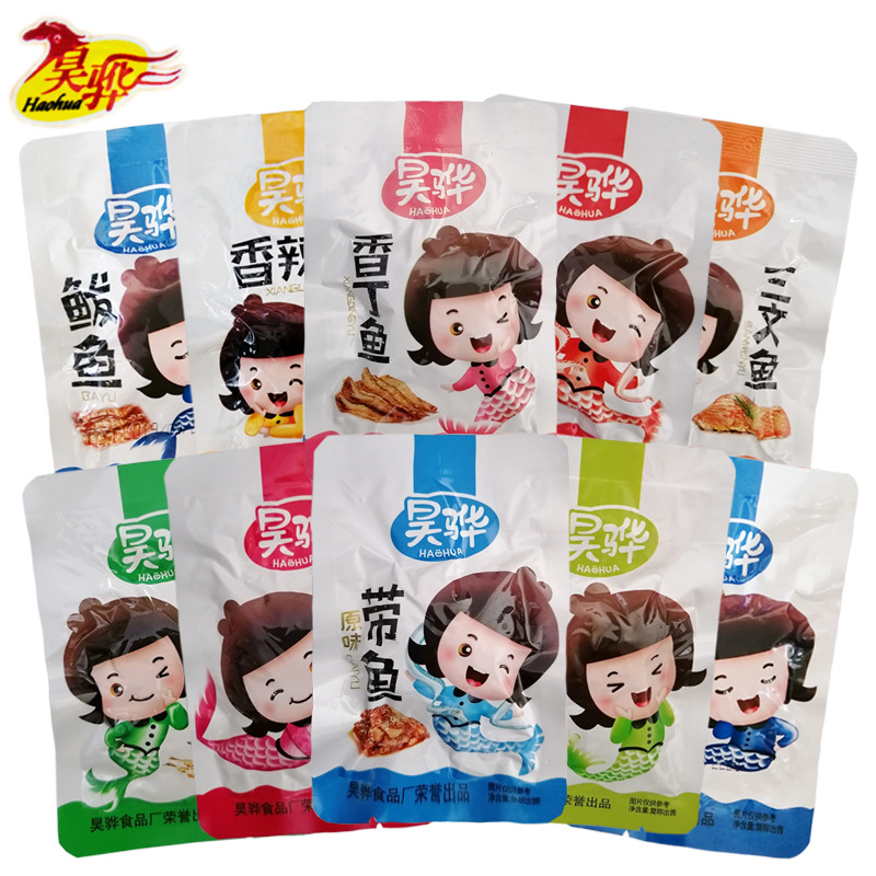 []Hao Hua Instant pouch fish 400g Bulk Weighing Dandong Specialty foods Seafood snacks