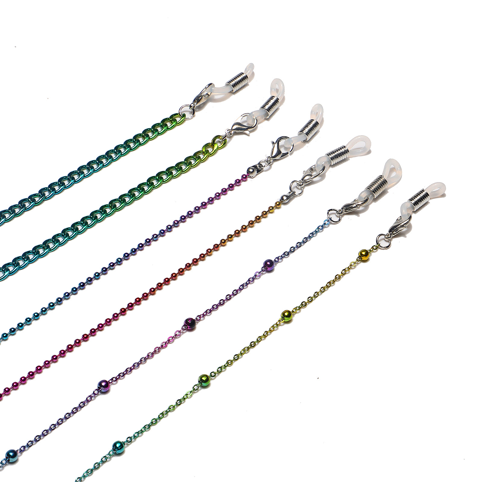 Beaded Colorful Glasses Chain display picture 1