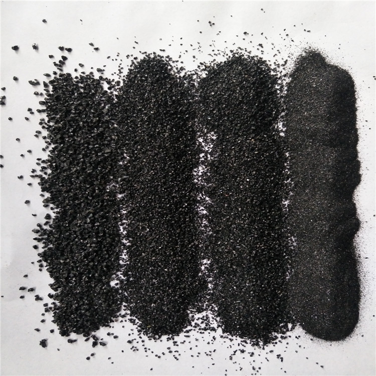 厂家供应黑晶砂PU仿石砖路面砖用亮黑彩砂黑金沙彩砂大理石黑晶砂