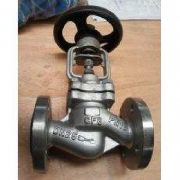 WJ41H不锈钢德标截止阀  德标波纹管截止阀