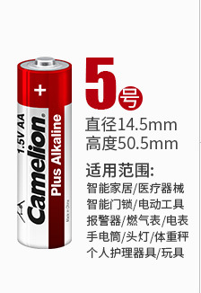 5号电池 碱性电池 AA