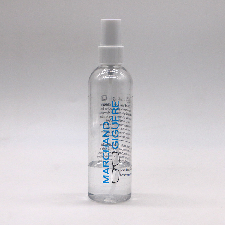 易贴标 120ml毫升 PET 消毒水酒精塑料喷头瓶 清新剂液体包装瓶子