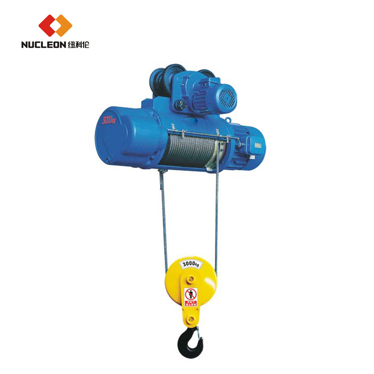 1吨18米双速MD型钢丝绳电动葫芦 纽科伦