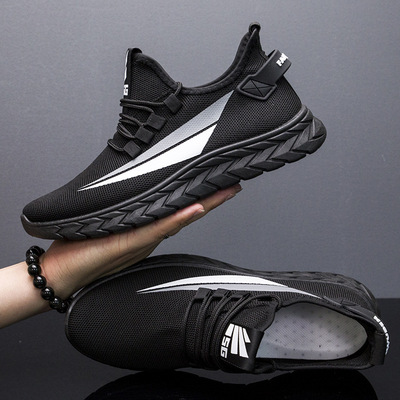 2020 Spring new pattern Ventilation gym shoes Men's Shoes Korean Edition fashion Casual shoes Running shoes